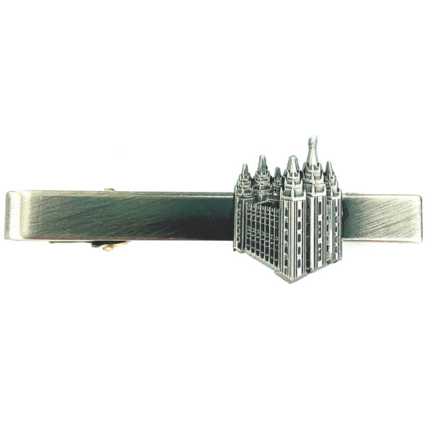 Tie Clip Salt Lake Temple Silver