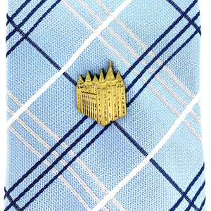 Tie Tack Salt Lake Temple Gold