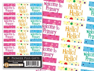 Sticker/Welcome to Primary /6pk(new)