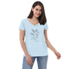 Line Upon Line, Precept Upon Precept Women’s recycled v-neck t-shirt