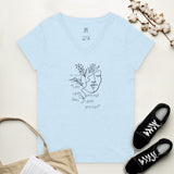 Line Upon Line, Precept Upon Precept Women’s recycled v-neck t-shirt