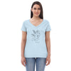 Line Upon Line, Precept Upon Precept Women’s recycled v-neck t-shirt