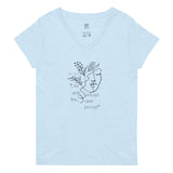 Line Upon Line, Precept Upon Precept Women’s recycled v-neck t-shirt