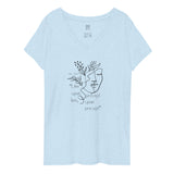 Line Upon Line, Precept Upon Precept Women’s recycled v-neck t-shirt