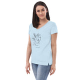 Line Upon Line, Precept Upon Precept Women’s recycled v-neck t-shirt