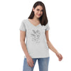 Line Upon Line, Precept Upon Precept Women’s recycled v-neck t-shirt