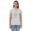 Line Upon Line, Precept Upon Precept Women’s recycled v-neck t-shirt