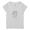 Line Upon Line, Precept Upon Precept Women’s recycled v-neck t-shirt