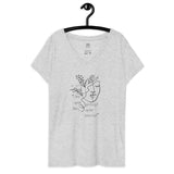 Line Upon Line, Precept Upon Precept Women’s recycled v-neck t-shirt