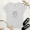 Line Upon Line, Precept Upon Precept Women’s recycled v-neck t-shirt