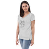 Line Upon Line, Precept Upon Precept Women’s recycled v-neck t-shirt