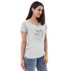 Line Upon Line, Precept Upon Precept Women’s recycled v-neck t-shirt